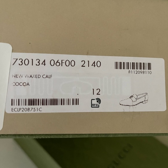 NIB GUCCI MEN'S INTERLOCKING G LOAFER Sz 12G US 12.5 - Picture 14 of 14